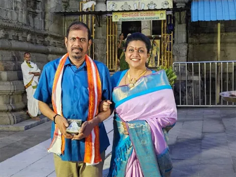 RK Roja Marriage Anniversary Photos Goes Viral