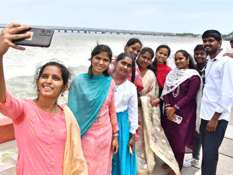 Vijayawada Praksam Barrage Floods Andhra Pradesh