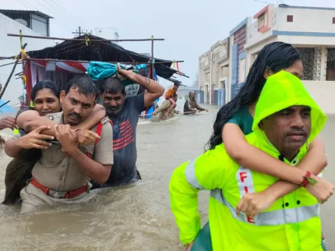 Heavy Rain 2025 in Kamareddy Photos