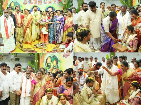 Grand MLA Jagga Reddy Daughter Marriage Photos