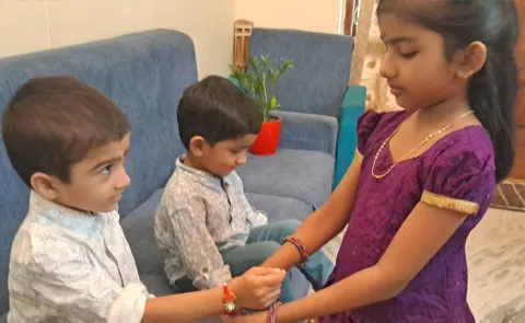 Raksha Bandhan 2025: Photos Of Sibling Celebrations