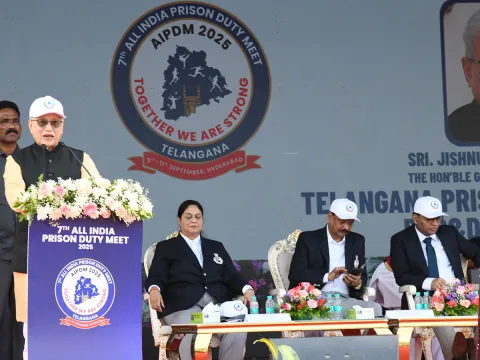 Governor Jishnu Dev Varma Inaugurates All India Prisons Duty Meet Photos