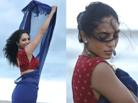 Actress Shobhita Dhulipala Enjoying on The Beach Photos