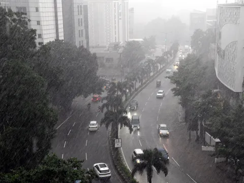 Heavy rains in Hyderabad 2025 Photos