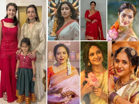 Navratri looks inspired from celebrities Photos