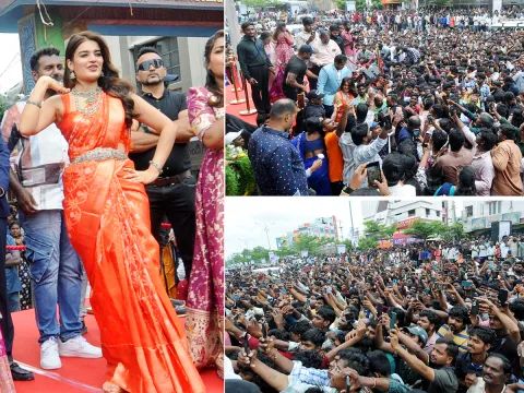 Heroine Nidhi Agarwal in Kurnool Photos