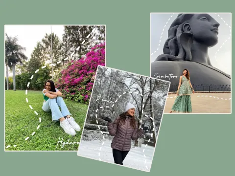 Tollywood actress covered the entire country (Photos)