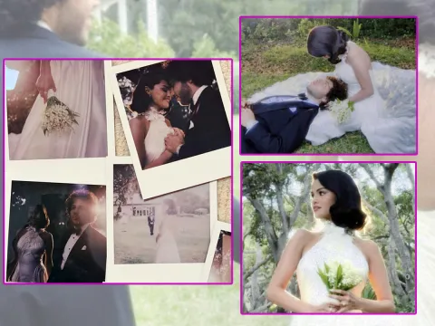 Pop singer Selena marries boyfriend (Photos)