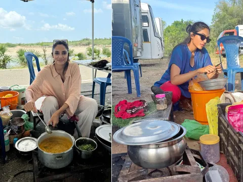 Naga Chaitanya Wife Shobitha Dhulipala Cooking Pappu Charu Photos VIral
