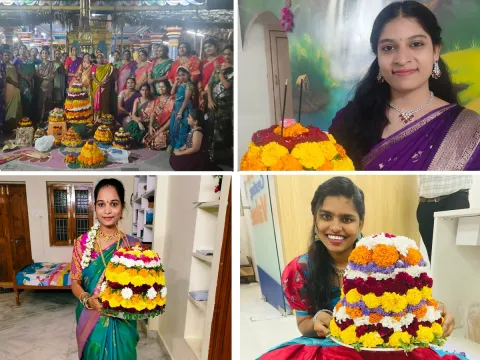 Bathukamma Celebrations In Telangana Set New Record Photos
