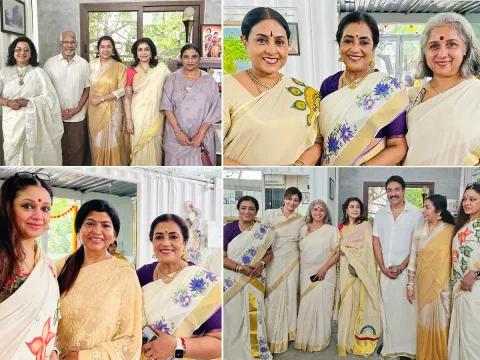 Onam festival celebrations in Suhasini Maniratnam house