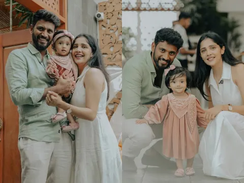 Actress Milana Nagaraj Daughter Pari Birthday Celebrations Photos