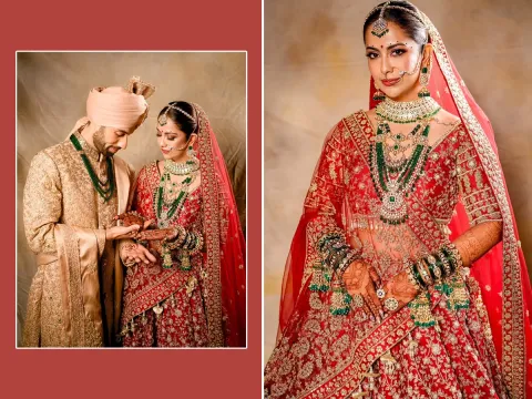 Tollywood actress Avika Gor shares wedding photos (Photos)