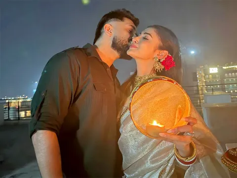 Karwa Chauth 2025 Bollywood Celebration Photos