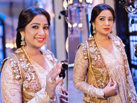 Singer Shriya Ghoshal In Diwali Vibe Photos