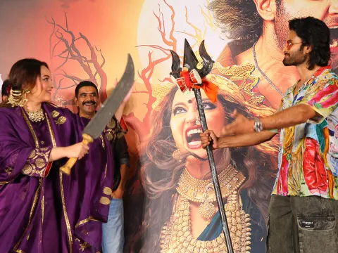 Sonakshi Sinha Jatadhara Movie Trailer Launch Event Photos