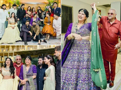 Anshula Kapoor and Rohan Thakkar host engagement bash on Dussehra