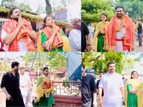 Manchu Manoj And Wife Bhuma Mounika Reddy Visits Kamakhya Devi Temple Photos