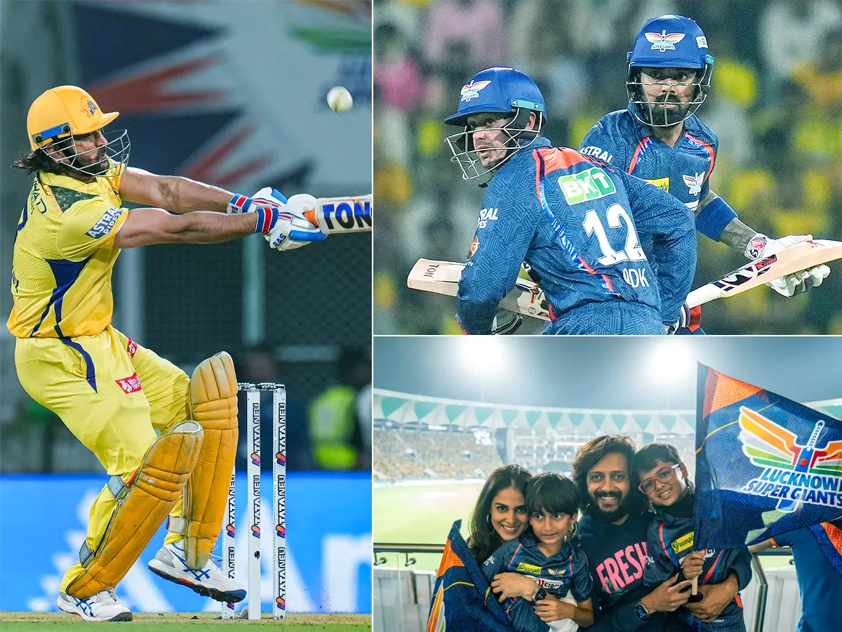 IPL 2024 T20 cricket match between Chennai Super Kings and Lucknow Super Giants - Sakshi