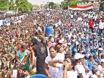 సీమాంధ్ర జిల్లాల్లో.. సమైక్య శపథం