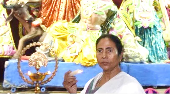 why mamata benerjee fearing with durgamata Emersion