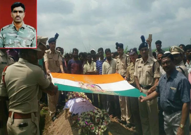 jawan dead in train accident