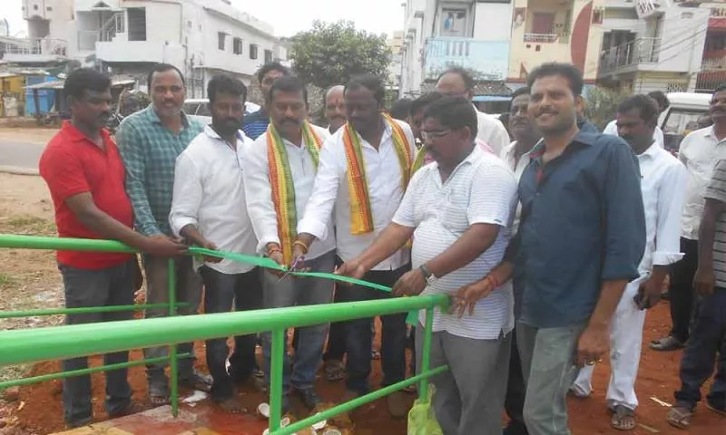 Minister Ganta Srinivasa rao family Rolling in Bhimili