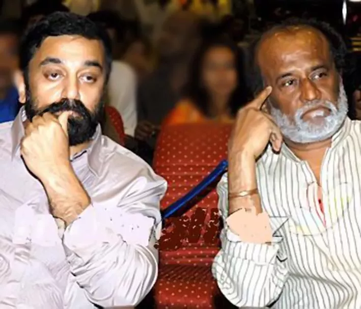 rajinikanth, kamal haasan - Sakshi