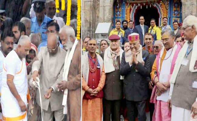 Ram Nath Kovind prayers at Kedarnath