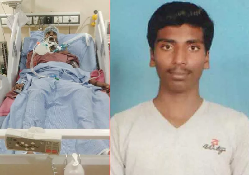 student suffering with kidney dicies waiting for helping hands