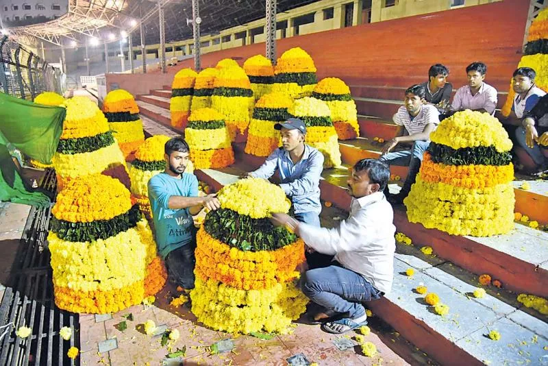 Today is the celebration of the Maha Bathukamma