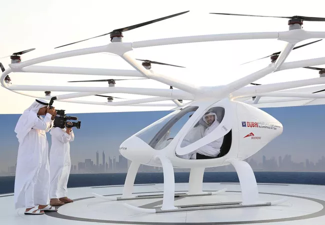 Dubai tests world’s first self-flying taxi