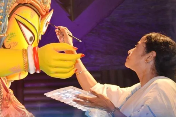 Mamata Banerjee Composes Theme Song for Durga Puja