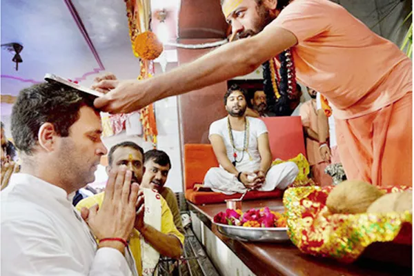 BJP MP mocks Rahul's Gujarat temples visit