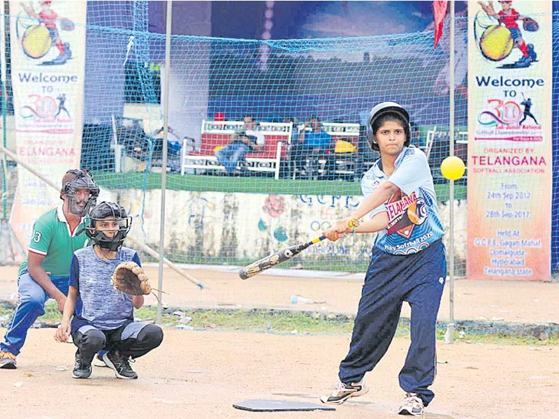 telangana got mixed results in softball championship