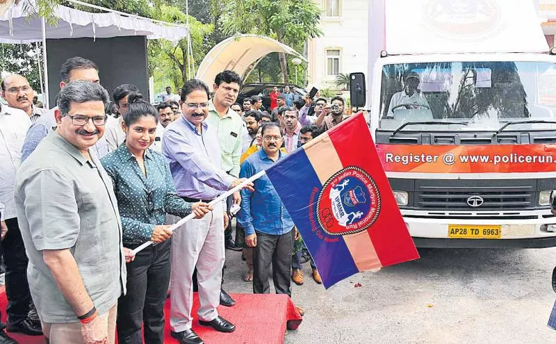 Police Memorial Run on 15th - Sakshi