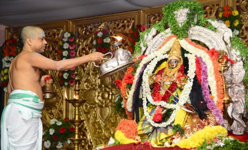  Navaratri celebrations ends at Kanaka Durga temple in Vijayawada