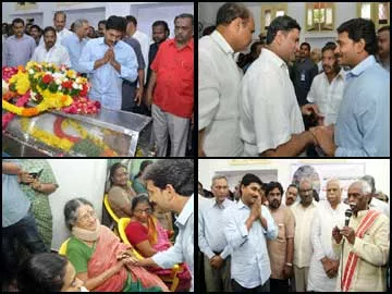 బొజ్జా తారకానికి  వైఎస్ జగన్ ఘన నివాళి - Sakshi