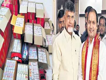 ఏపీ సీఎం చంద్రబాబుతో శేఖర్‌రెడ్డి(ఫైల్‌) - Sakshi