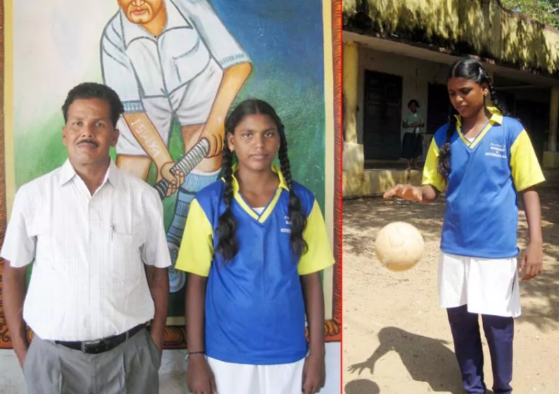 girl intrested on handball and selected to state team