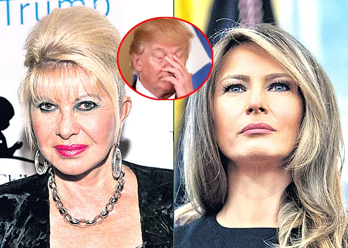 words war between Melania Trump and Ivana Trump - Sakshi