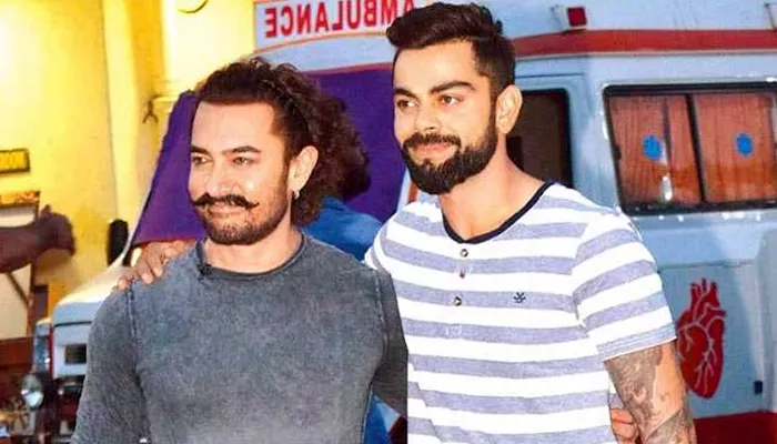  Aamir Khan Asked By Virat Kohli To Attend India-Australia T20 Match Today - Sakshi