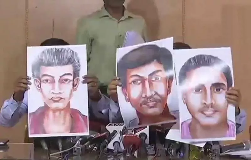 Karnataka Special investigation team released sketch of Journalist #GauriLankesh Murder Suspects. - Sakshi