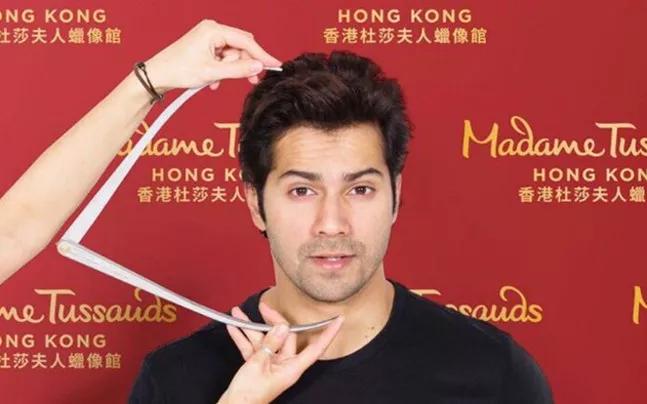 Varun Dhawan wax statue at Madame Tussauds