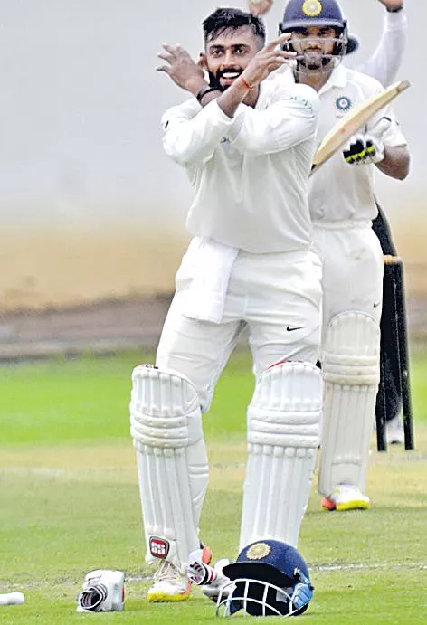 Ankit Bawne big century helps to india A 447 at first innings