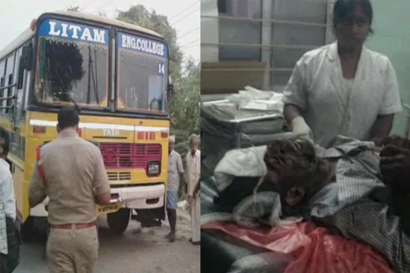 rtc driver dies of heart attack in guntur