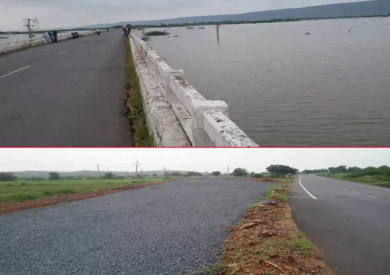 road construction pending gandikota diversion - Sakshi