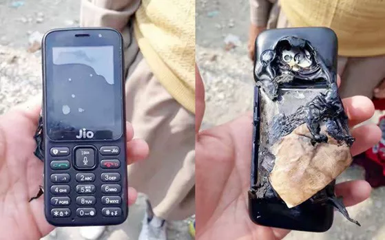 Reliance JioPhone explodes while charging in J&K