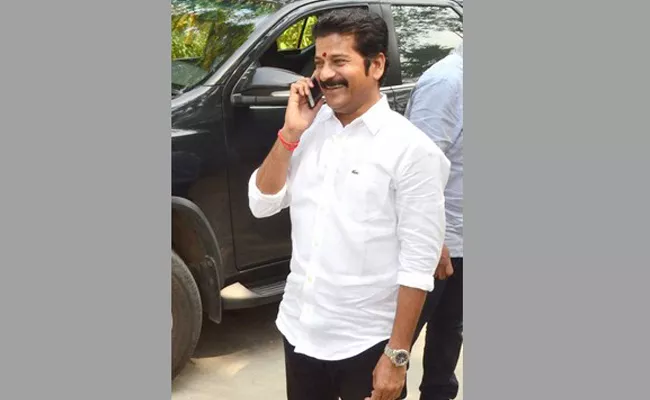 Revanth reddy surrendered his gunmens at Vikarabad SP office