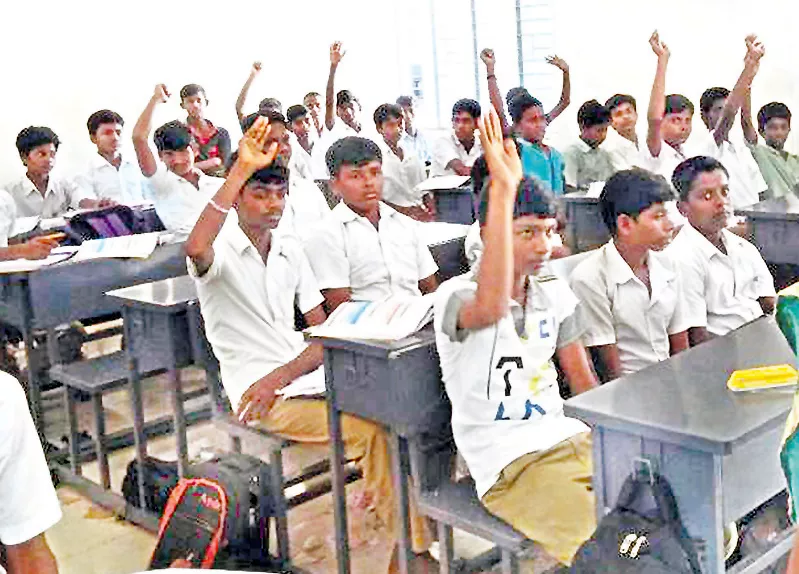 Government schools plagued by problems over Proceedings number of the 448  - Sakshi